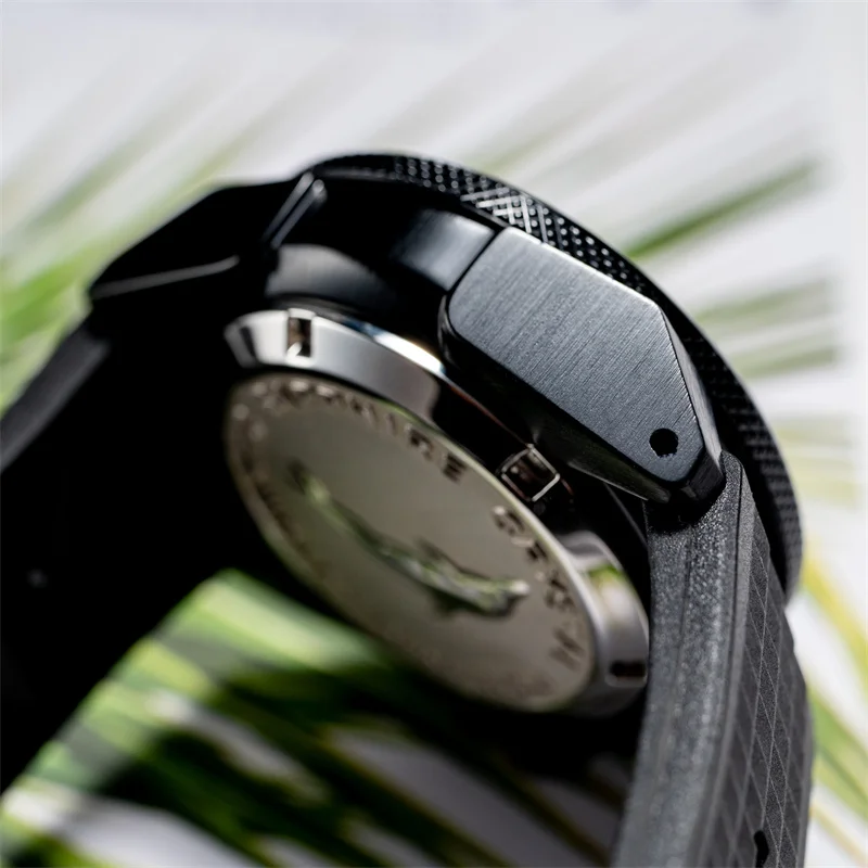 PROXIMA Mens Diver Watches 42MM Military Automatic Watch Diving Mechanical Wristwatch 300m Waterproof Luminous NH35 Rubber Strap