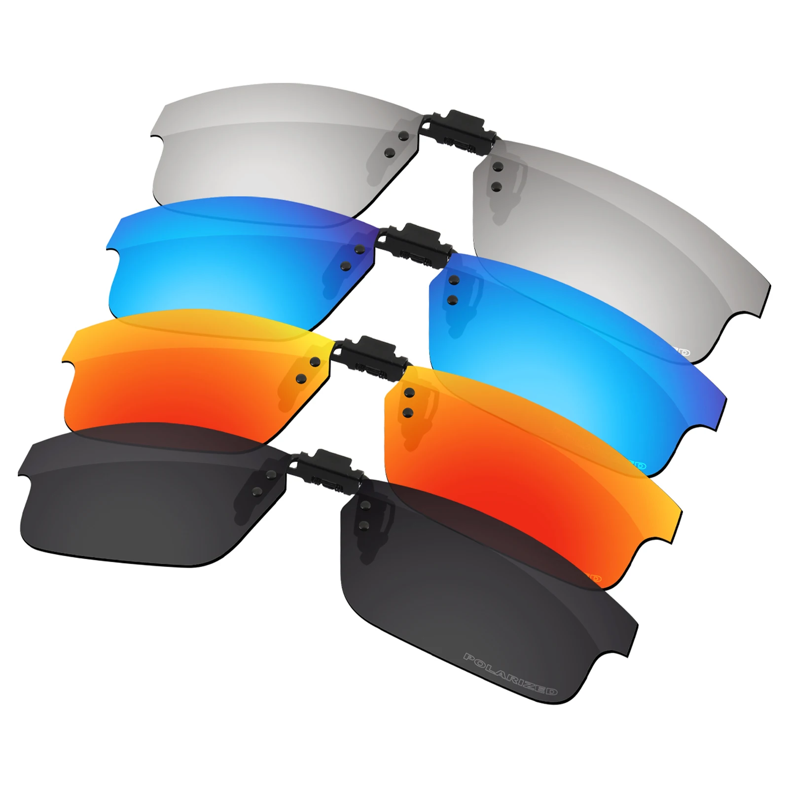 ELuxonsight Gafas de sol polarizadas con clip antideslumbrantes para monturas Oakley Crosslink Asian Fit OX8118-56
