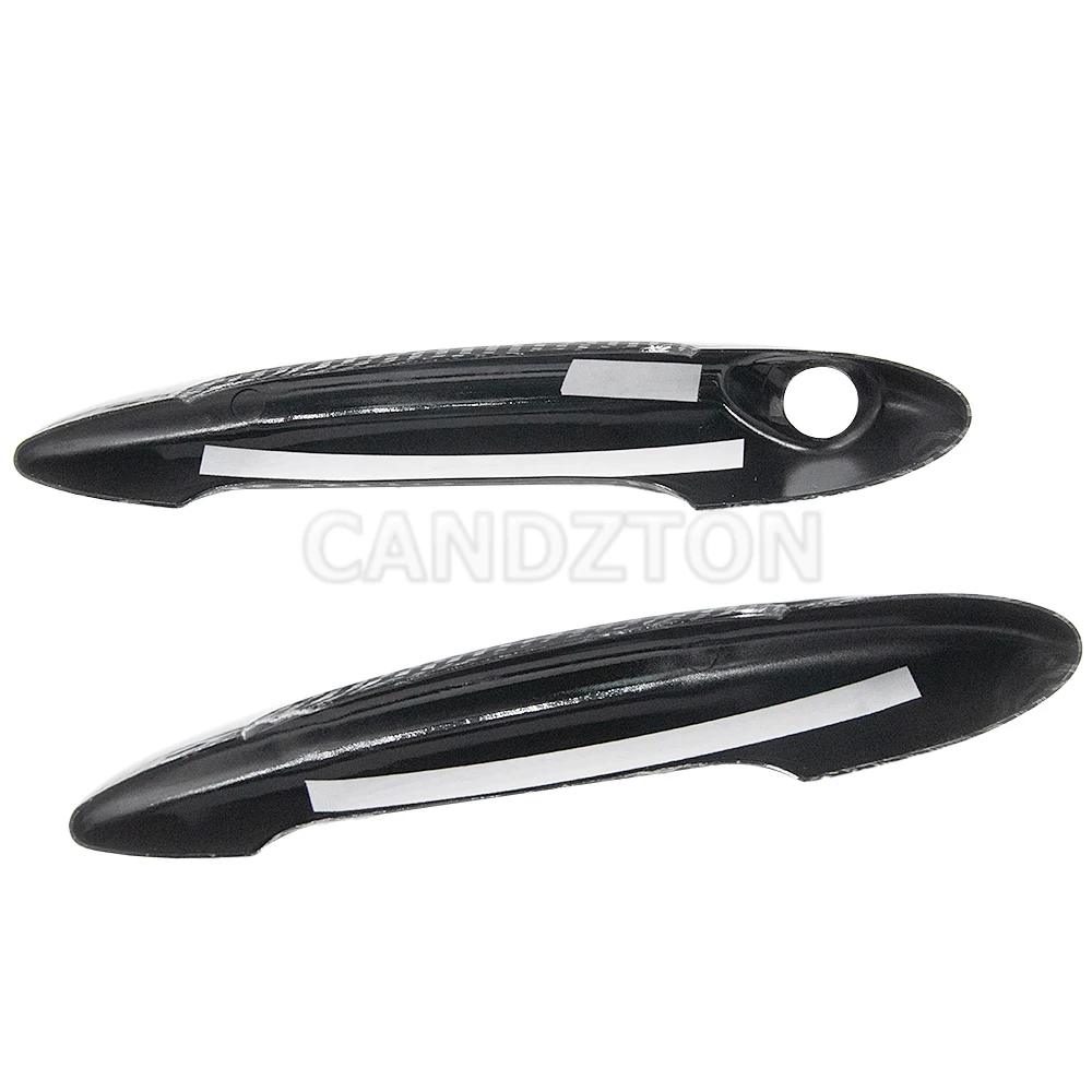 Do BMW MINI Cooper S R50 R52 R53 R55 R56 R57 R58 R59 R61 Gloss Black lub Carbon Fiber Car Door Handle Cover Auto Parts