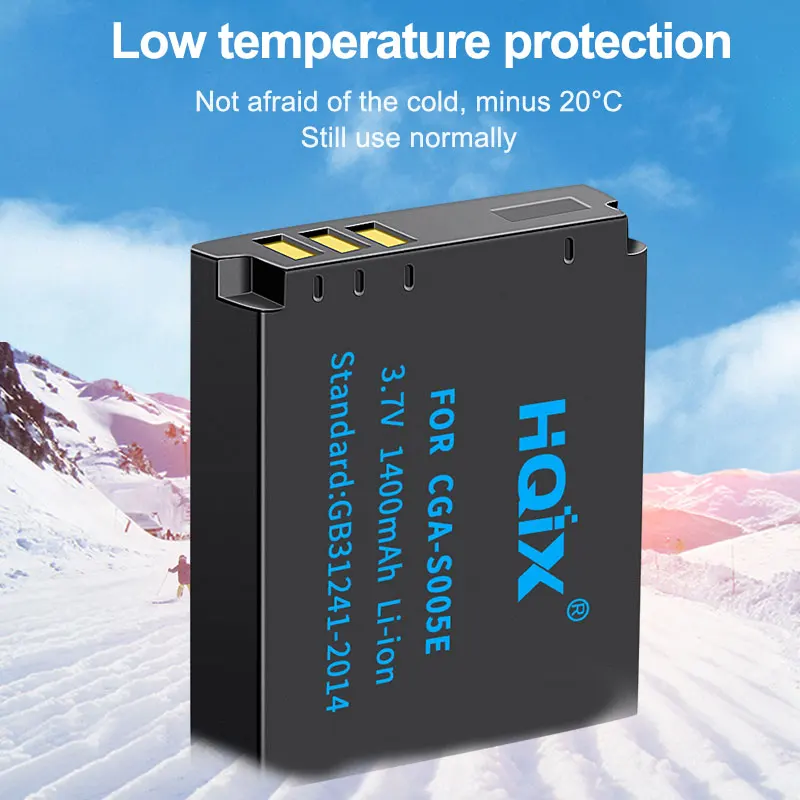 HQIX for Sigma DP1 DP2 DP3 Merrill Camera BP-41 Charger Battery