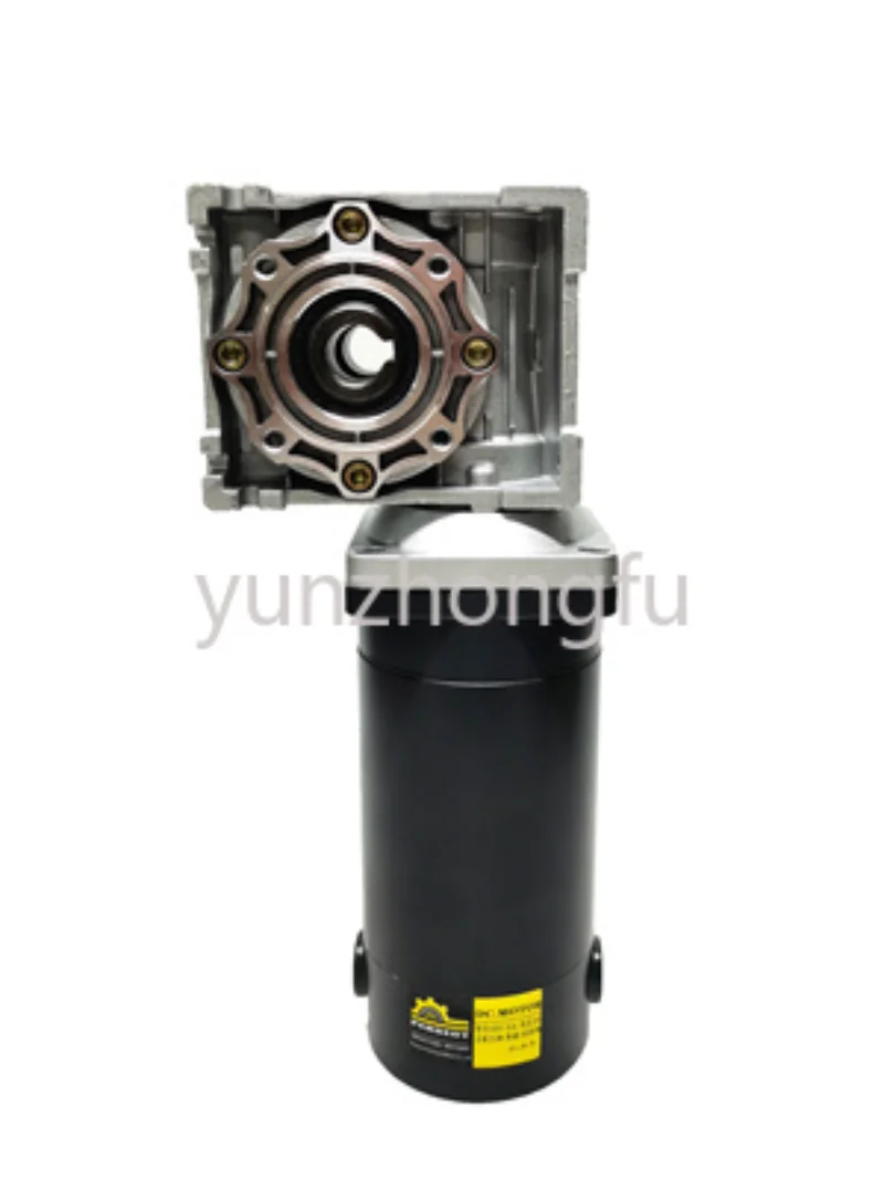 Motor supertorque de 500W DC24V 48V 60V 72V RV40 RV50, reductor de gusano de turbina de ángulo recto, elevador,