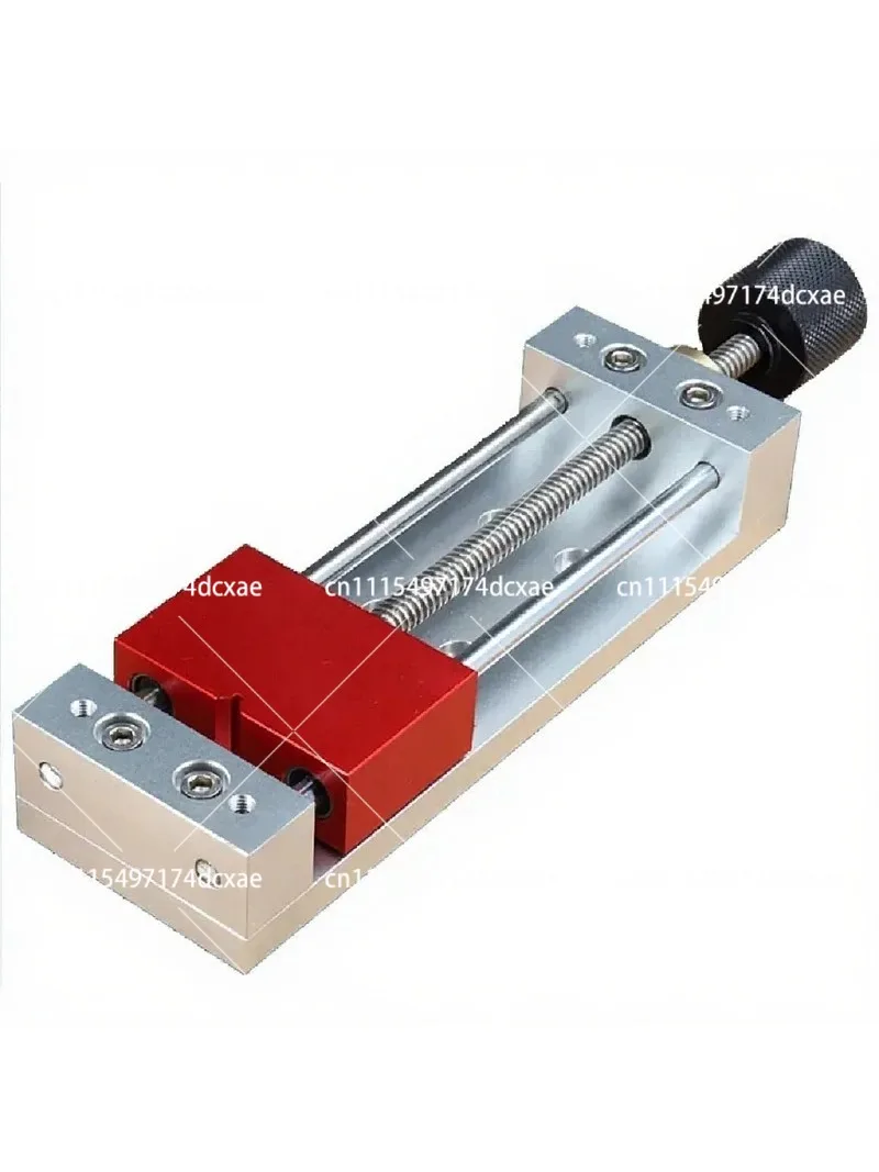 100mm Aluminum Engraving Machine Vise Flat Nose Clamp with 6x M5 Screws for Precision Machining