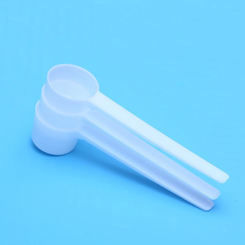 

50 Pcs Milk Powder Measuring Spoon White Kitchen Liquid Reusable 5g Scoop for Coffee Seasoning