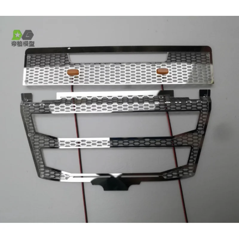 

DG Model Towing Head For Tamiya 1/14 F16 56360 Air Intake Cover For Volvo with Lights Grille