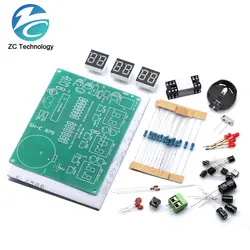 DIY Kits AT89C2051 Electronic Clock Digital Tube LED Display Suite Electronic Module Parts and Components DC 9V - 12V