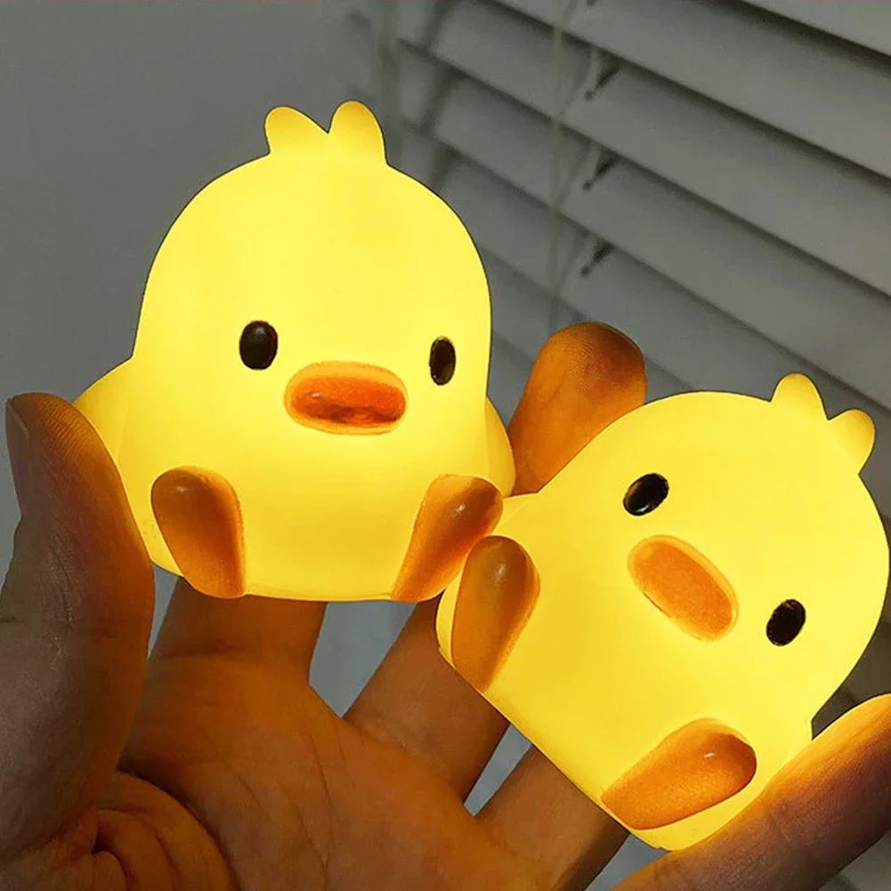 Cute Duck Night Lamps animal Nightlights Desktop Ornament Decorative Table Lights for Bedroom Bedside Sleeping Lamp