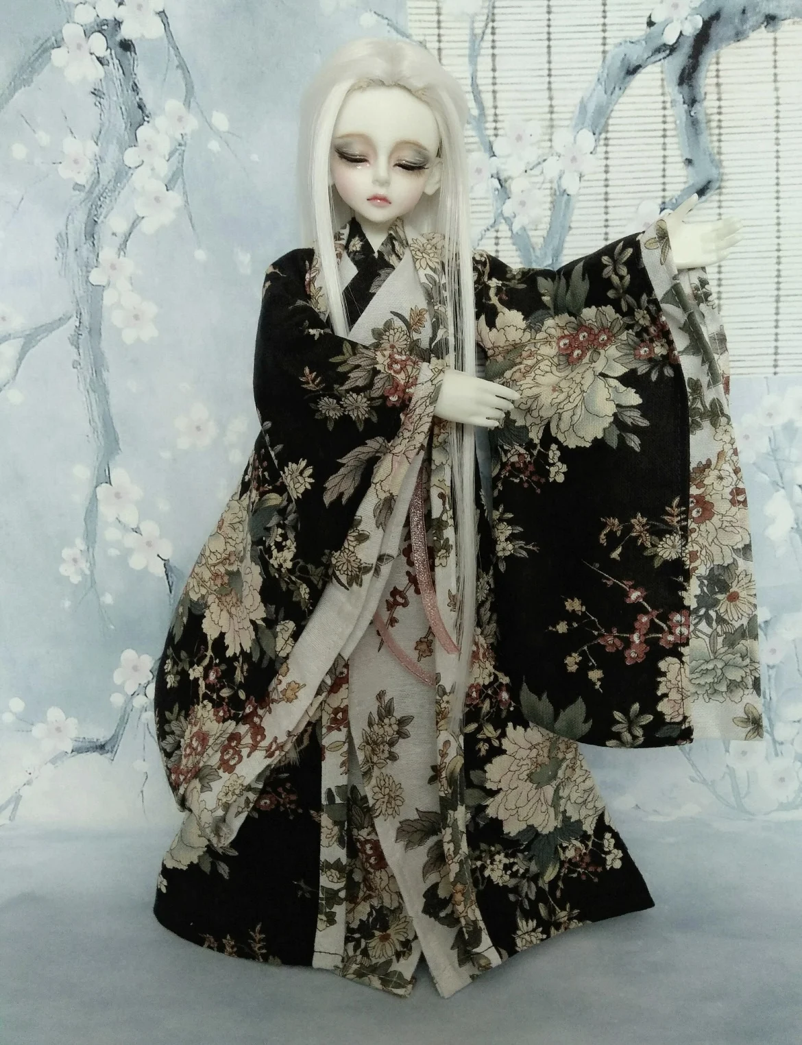 

Одежда для куклы 1/4 BJD платье, японское торжественное платье, необычный древний костюм, платье унисекс, бесплатная доставка