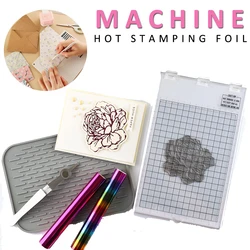 Hot Foil And Press Machine DIY Leather Paper Crafts Heat Transfer Stamping Tool Scrapbooking Embossing Card Making