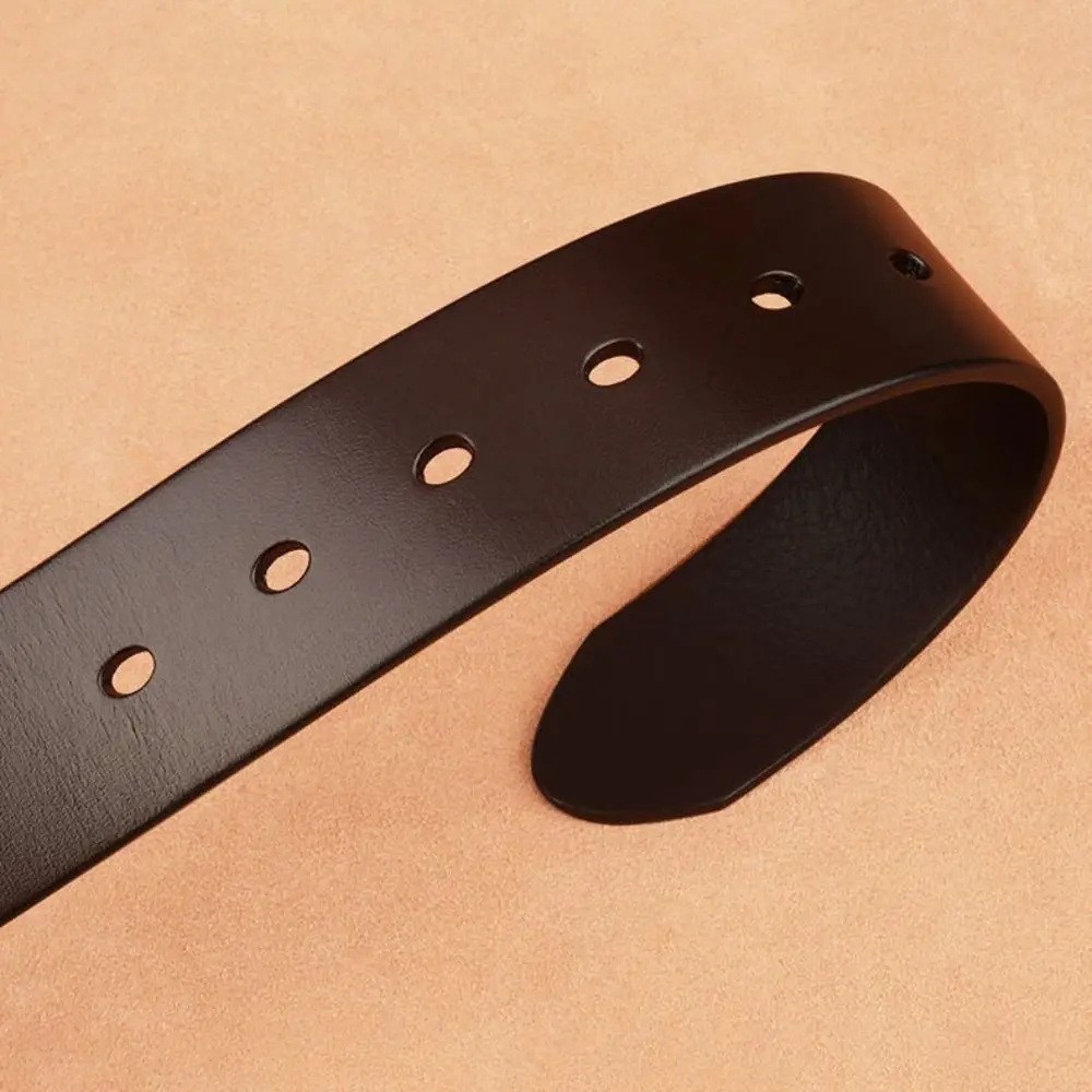 Trendy Versatile Business Leather Belt Luxury Brand Man Leisure Belt Pin Buckle Waistband