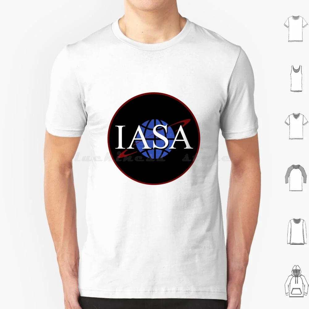 Farscape-Aeronáutica Internacional e Administração Espacial (Iasa) Camiseta Tamanho Grande 100% Algodão Farscape Far Scape Iasa