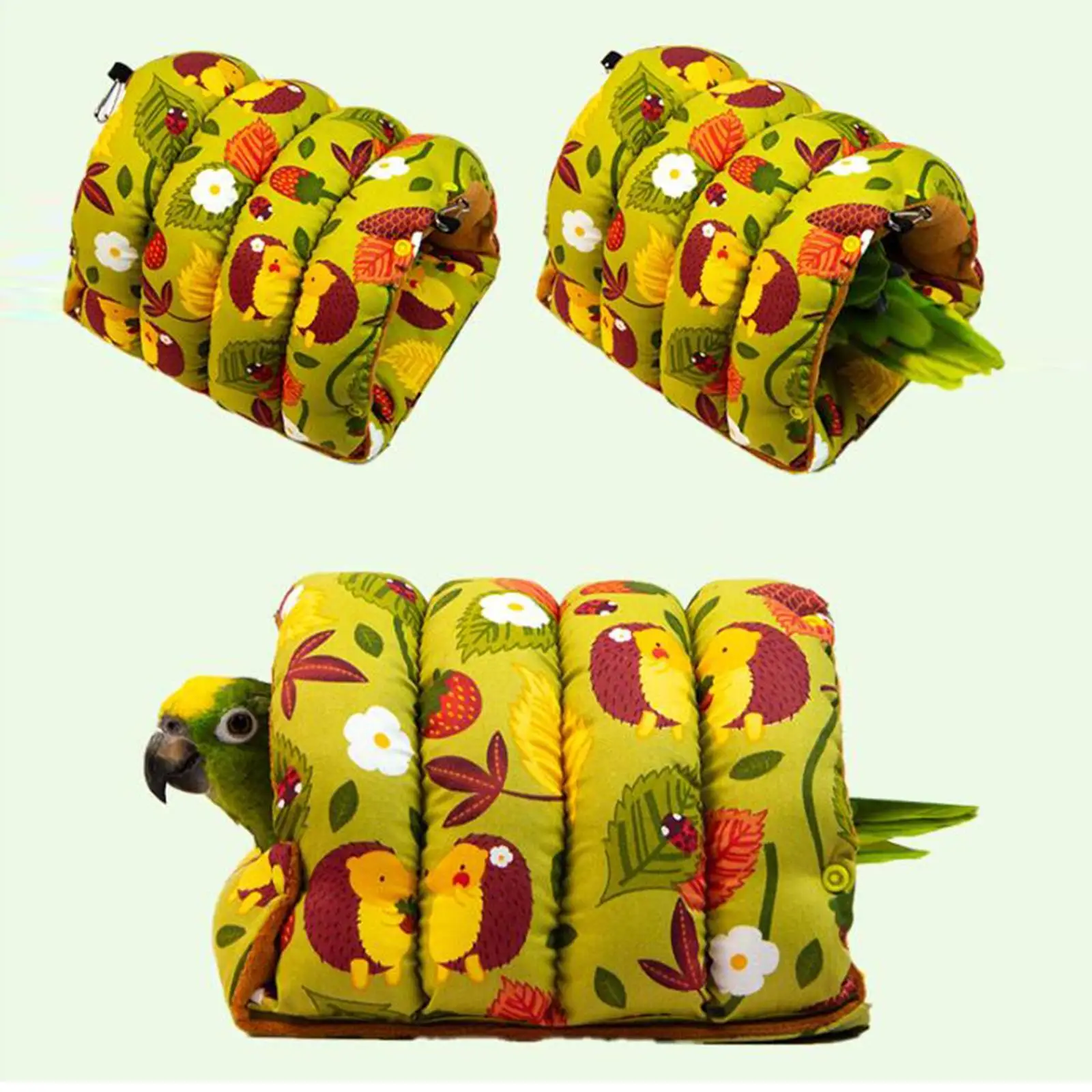 

Bird Swing Hammock Cotton Bird Nest Hanging Cave Cage Accessories for Parrot and Hamster Bed