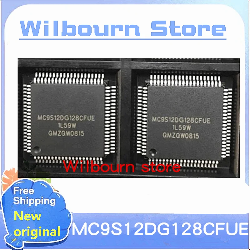 2PCS~20PCS/LOT MC9S12DG128CFUE MC9S12DG128 QFP80 New original stock