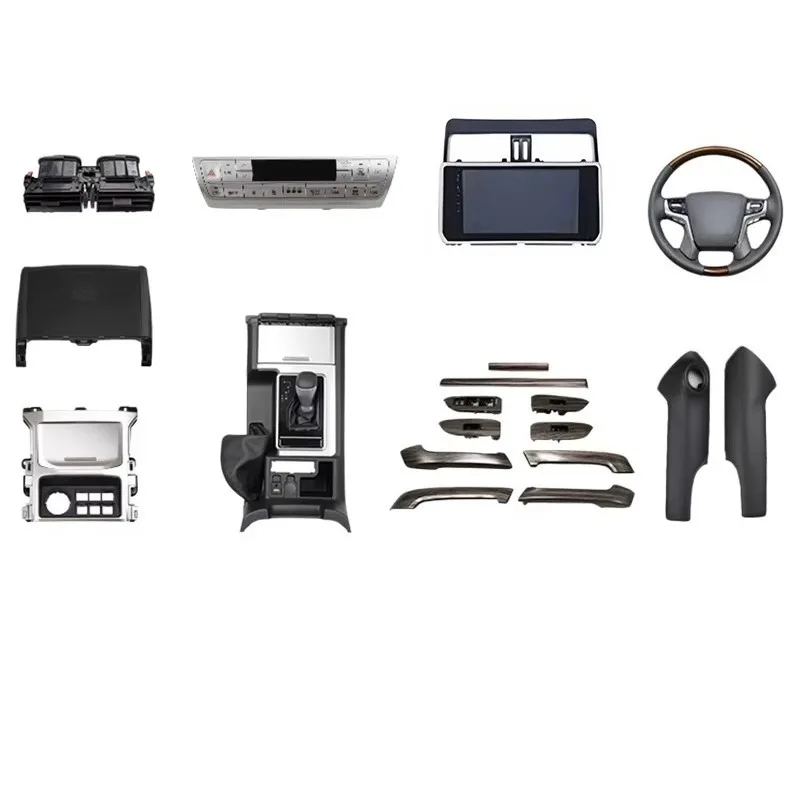 Car Accessories Interior Upgrade Console LHD RHD for Land Cruiser Prado 2010-2017 FJ150 Upgrade 2018-2021 LC150 Upgrade Kit