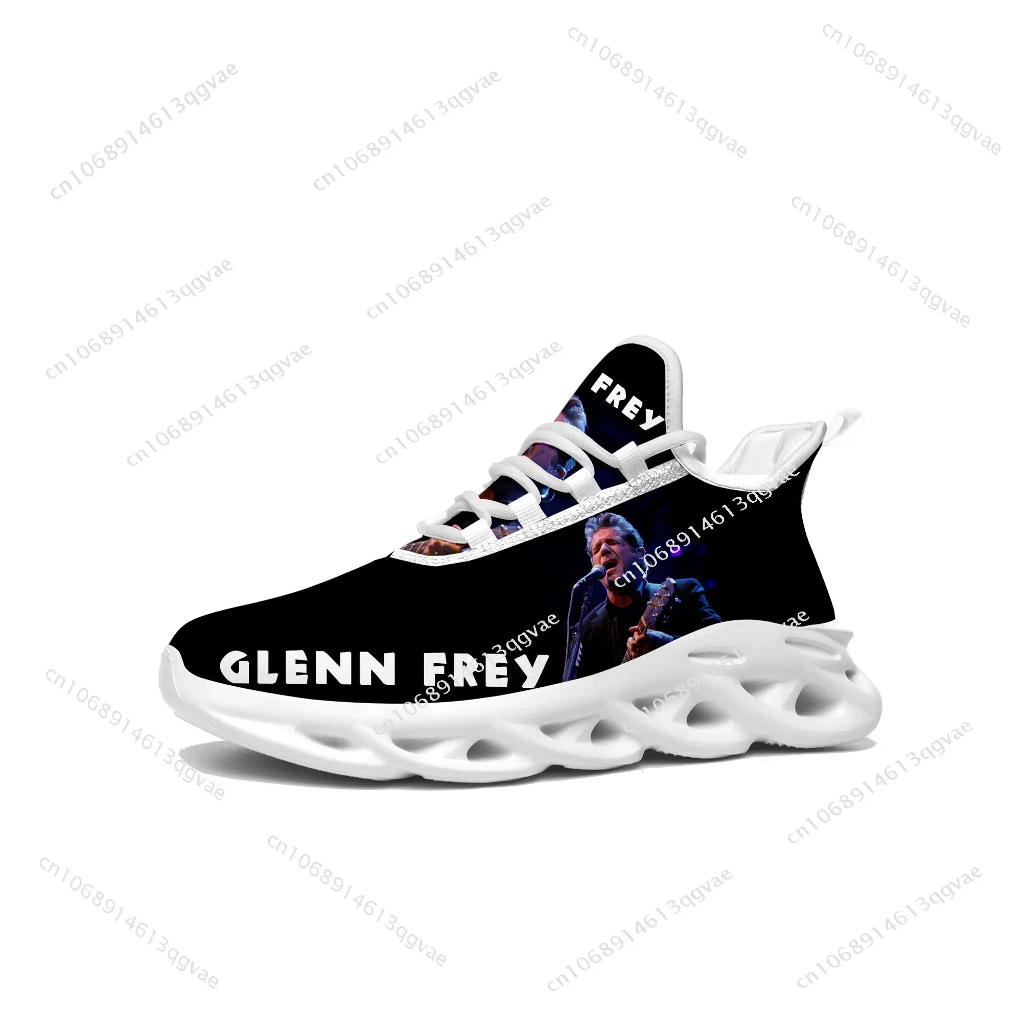 

Glenn Frey Flats Sneakers Mens Womens Sports Running Shoes High Quality DIY Sneaker Lace Up Mesh Footwear Tailor-made Shoe White