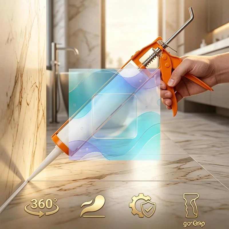 Caulking Tool High-Grade ABS Heavy Duty Silicone Sealant Smoothing Tool for Door Window Gap Filling Renovation