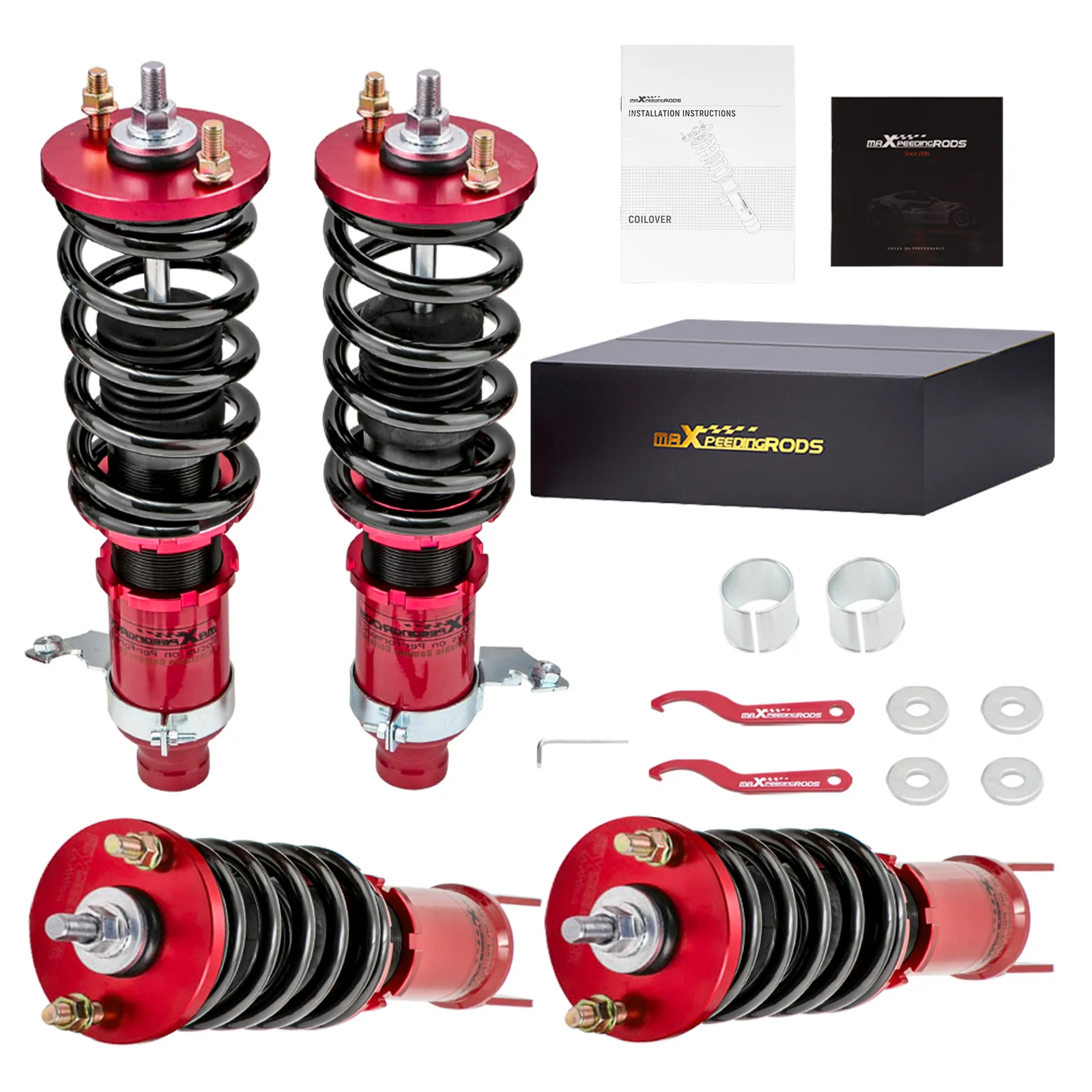 Coilovers Shocks Struts Kit for Honda Civic 92-95 EG EJ EH Integra DC 1994-2001 Adjustable Height Shock Absorbers Struts