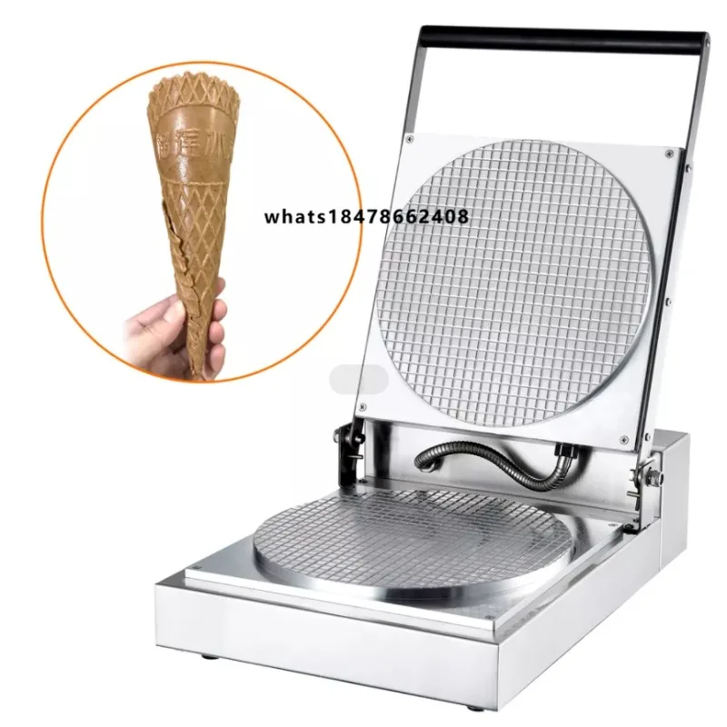 

Hot Selling Ice Cream Cone Wafer Biscuit Making Machine Commercial Waffle Cone Roller Maker