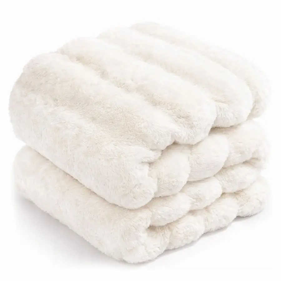 

Роскошный плед из искусственного кроличьего меха для дивана, очень теплый и уютный пушистый плед для спальни, гостиной, ультрамягкий флисовый плед.