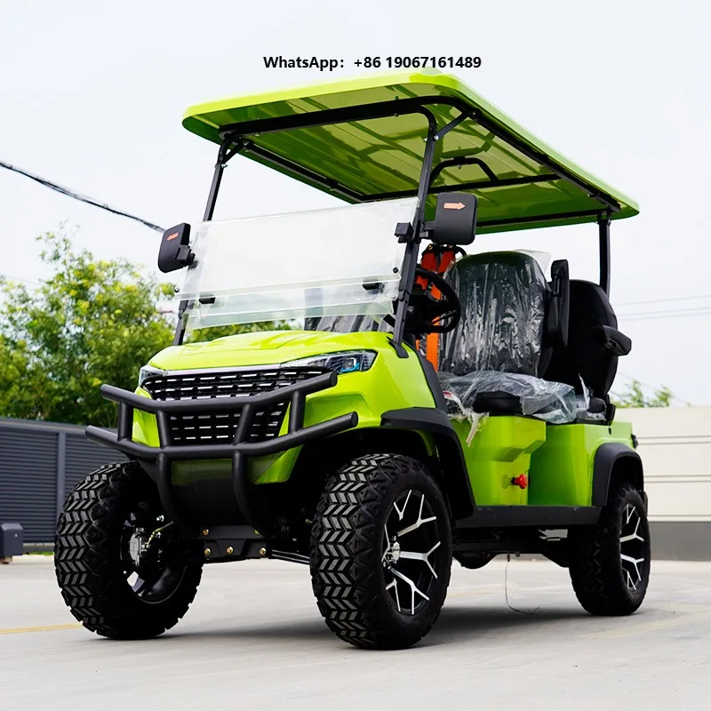 Customized Color Electric 48V 30Km/Hr CE Certified Golf Cart Buggy Multi Design Sightseeing Cart LXM