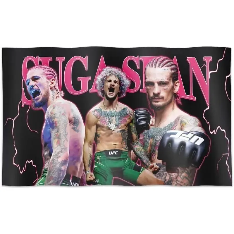 Sean Boxing Linen-Cotton Light Tapestry Flag, Funny Poster Banner, Indoor_Outdoor Wall Hanging for College Dorm Room (Size-Specified Home Decor Item) bedroom decor tapestry cheap bedroom decor co