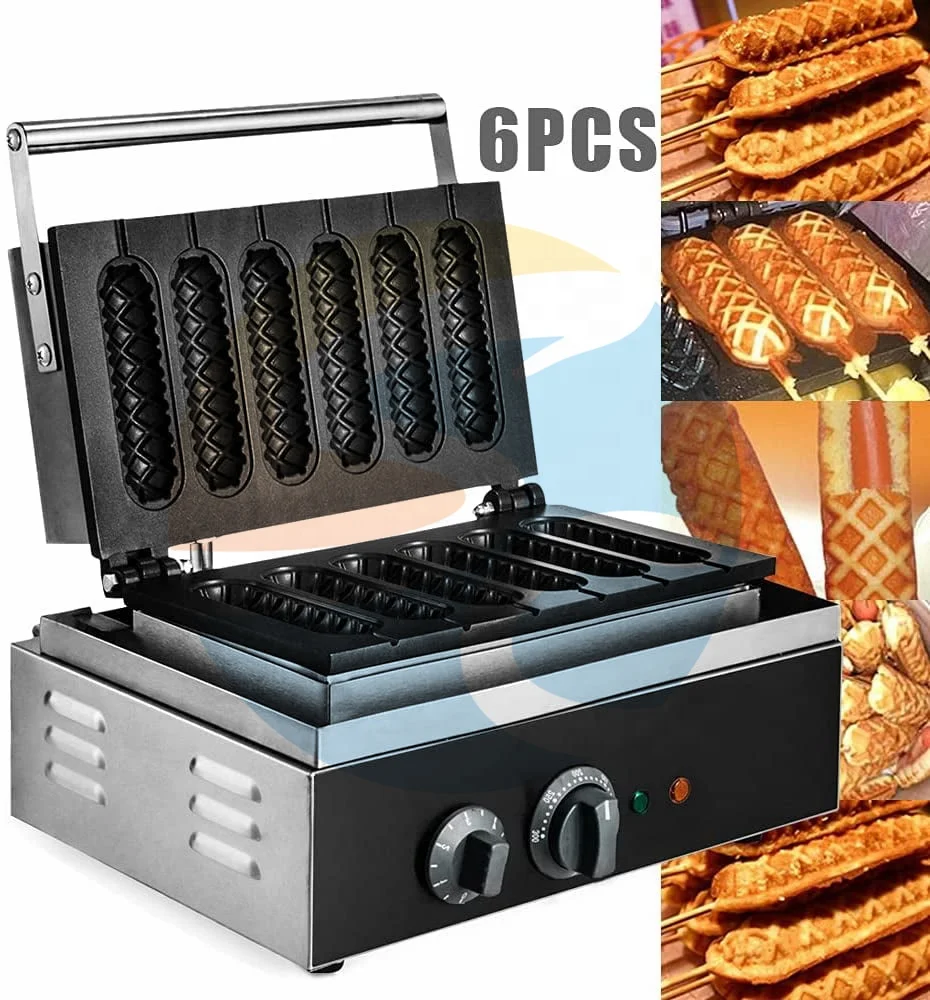 

Stainless Steel Waffle Baker Electric Crispy Waffle Machine Industrial Commercial Waffle Maker for Home Use