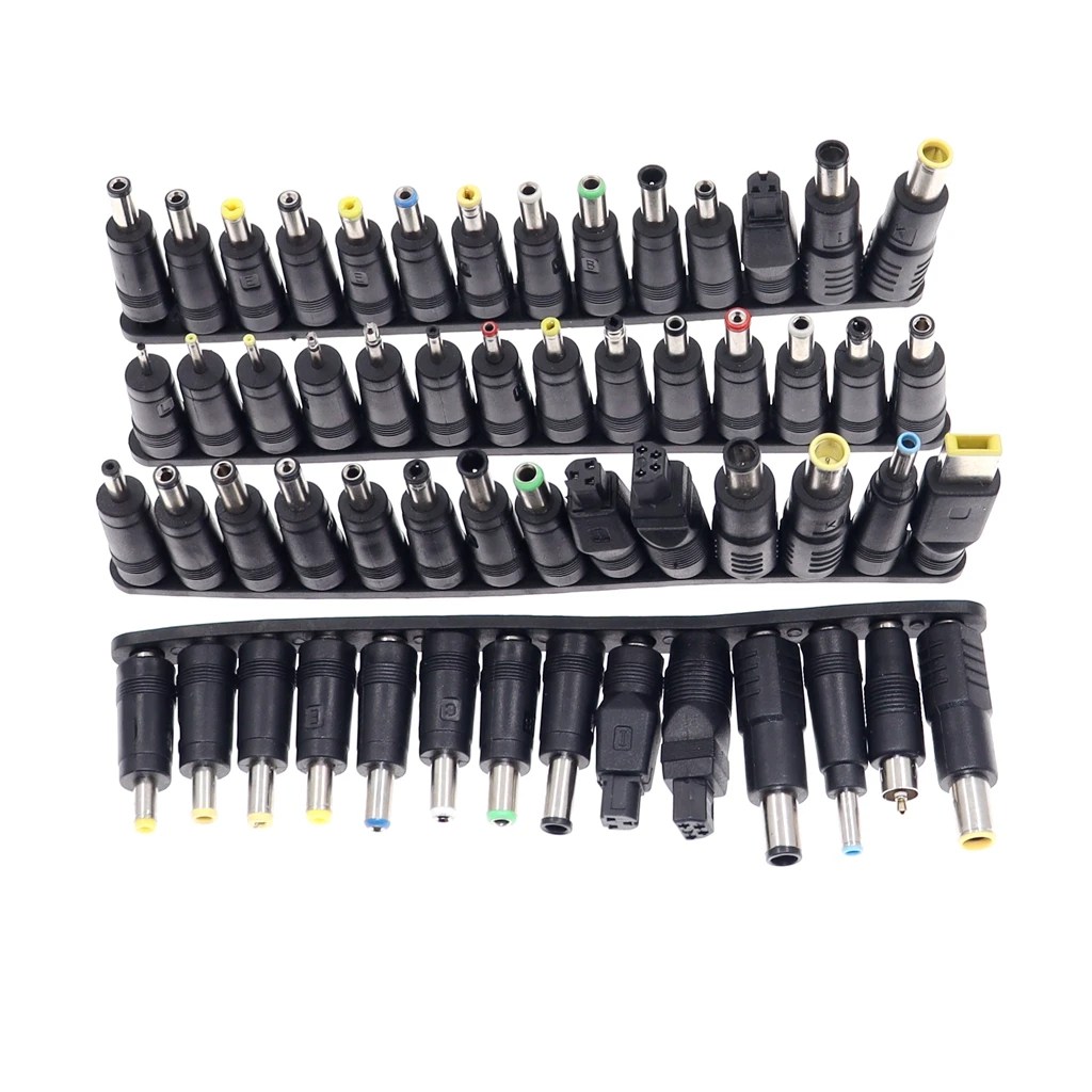 74 pcs Universal Laptop DC Power Supply Adapter Connector Plug AC DC conversion head Jack Charger Connectors Laptop Power Adapte