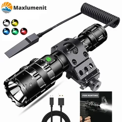 New Professional High Power LED Flashlight Tactical Scout Torch Lights L2 Rechargeable Waterproof Fishinglights Hunting