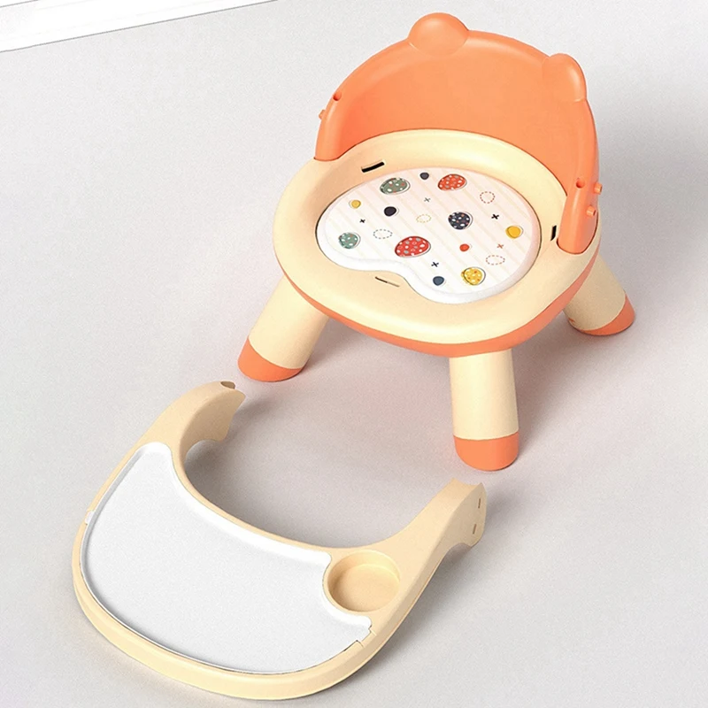 Baby Dining Chair, Baby Chair Backrest Learning To Sit On A Small Stool, Detachable Children's Table Seat