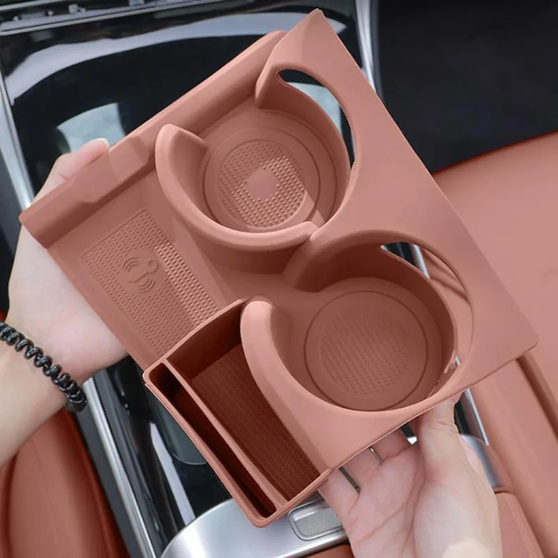 

Для Mercedes Benz C Class W206 GLC X254 2023 2024 2025 Центральная консоль Держатель для чашки с водой Водонепроницаемая защитная накладка