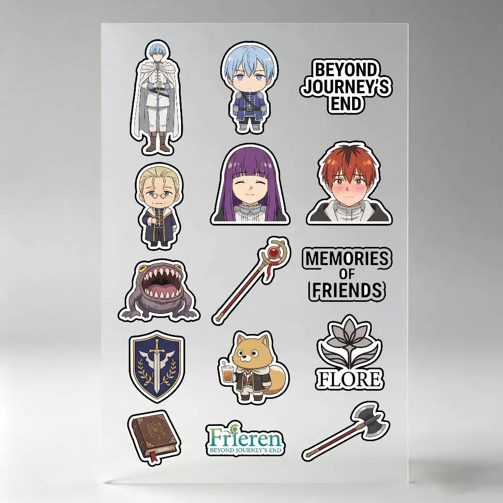 Frieren Beyond Journey's End Stickers Auto Body Bumper Windows Motorcycle Laptop Walls Vinyl Decal Car Tuning Accessories
