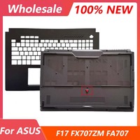 New For ASUS TUF F17 FX707ZM FA707 FX707 FX707Z Series Laptop Palmrest Lower Bottom Case Upper Top Cover Black 17.3 Inch
