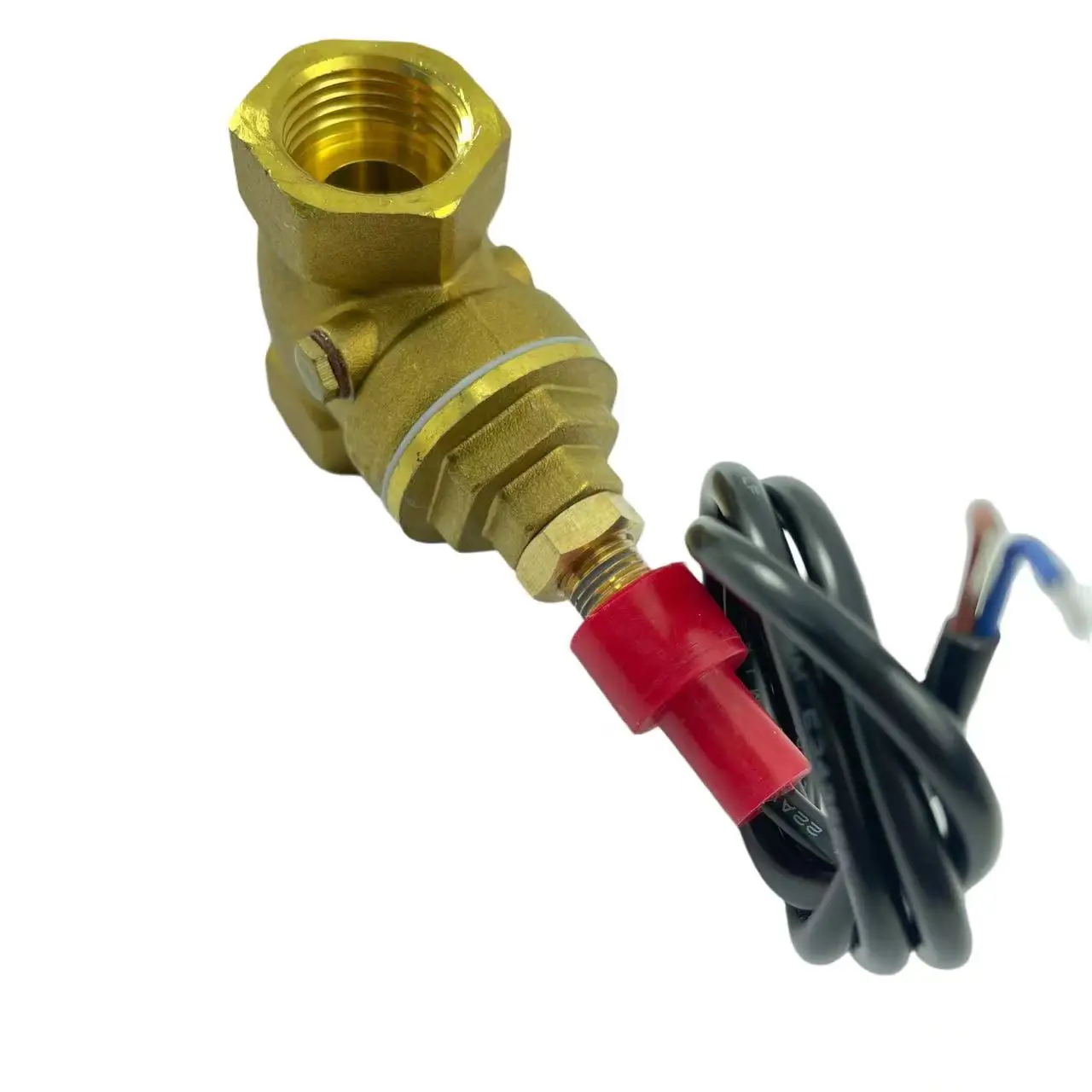 USB-FS21TA Baffle Type Flow Sensor Switch Reed Switch Brass Sensor Switch 5-15L/min 250V DC 70W 2 wire Saier Sensor