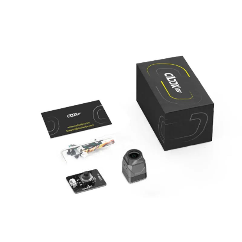 CADDXFPV Ratel Ultra Analog FPV Camera, 1500TVL, Starlight Night Vision, Super WDR, 125° Wide FOV, Built-in OSD