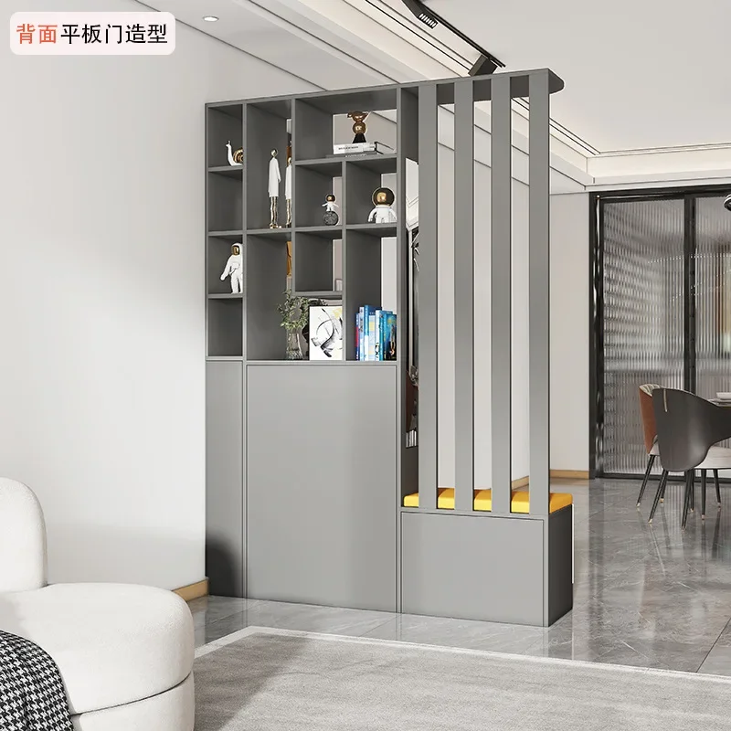 Modern entrance hall cabinet combination tipping bucket shoe  integrated corner entrance  decorative cabinet simpl