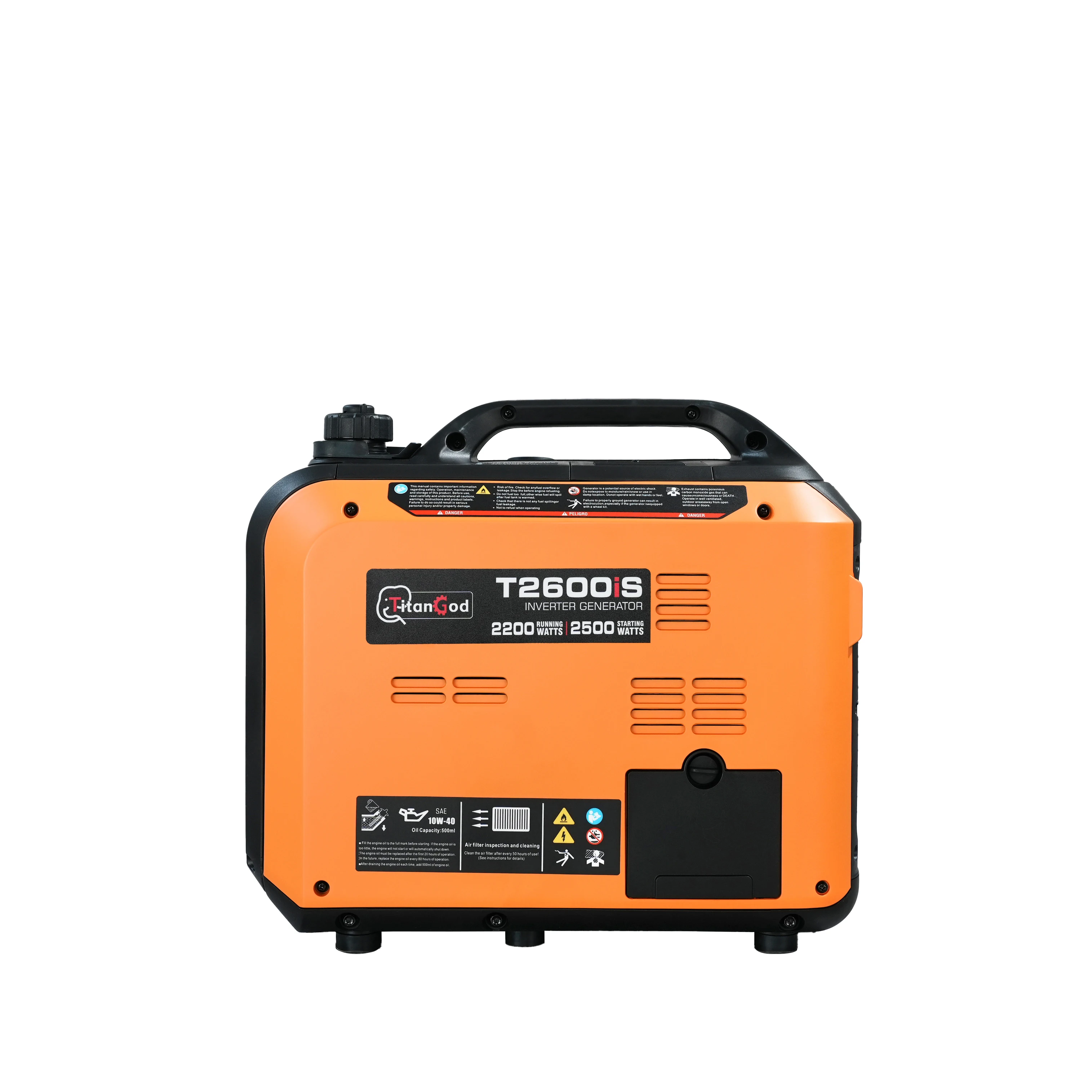 T2600IS 5KW 650W Digital Inverter 4-Stroke Engine Remote/Recoil Auto Start 50Hz/60Hz AC/DC 24V Eco-Friendly