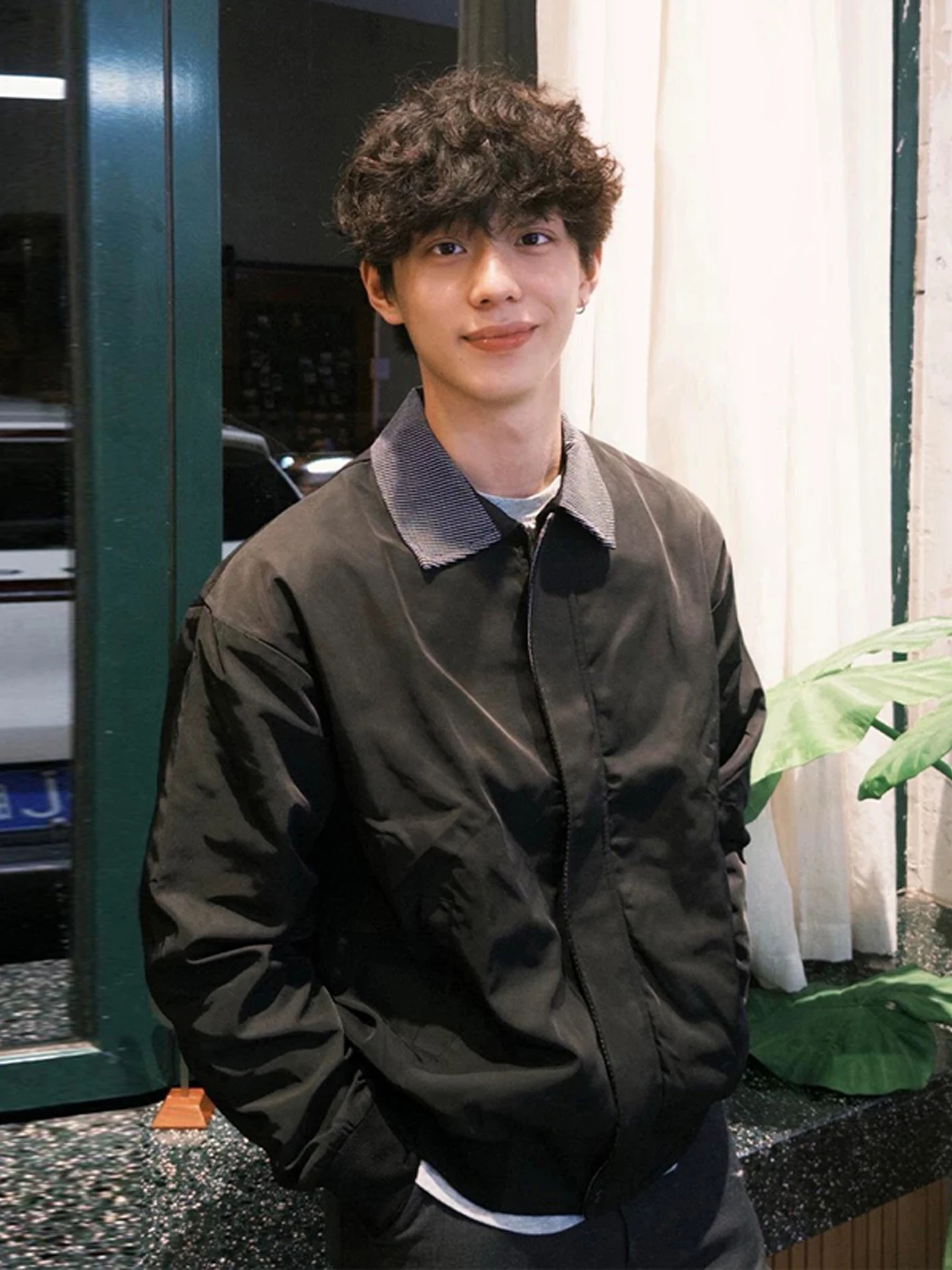 

Ретро-куртка в американском стиле Харрингтон в клетку, повседневная, свободного кроя, для молодежи, износостойкая, из полиэфирного волокна, весна-осень-зима