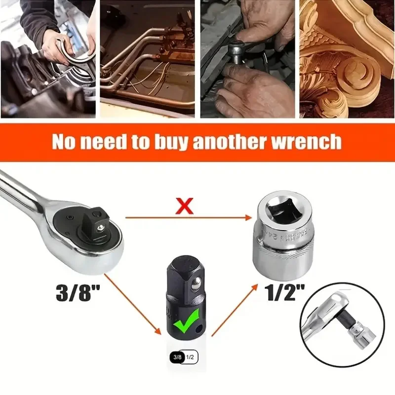 Imagem -04 - Impacto Soquete Adapter Grupo Hex Shank Extensão para Broca sem Fio Quick Change Nut Conversões de Driver 25 Mm73 mm 12 Pcs