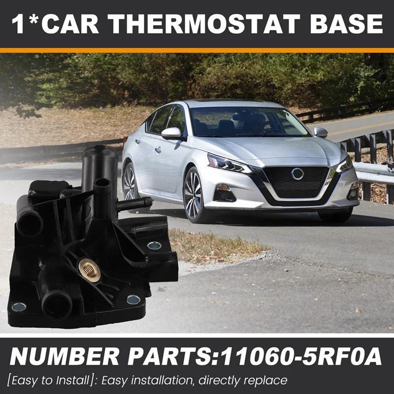 

Car Engine Radiator Coolant Water Outlet Pipe Thermostat Base 11060-5RF0A For Nissan Sylphy 2019-2021 Kicks 2017-2022