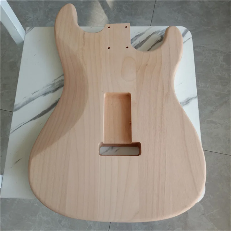 Ash/Alder Wood Lefthand ST Electric Guitar Body Replacement, Unpainted Electric Guitar Body Diy Kits BJ-299  8