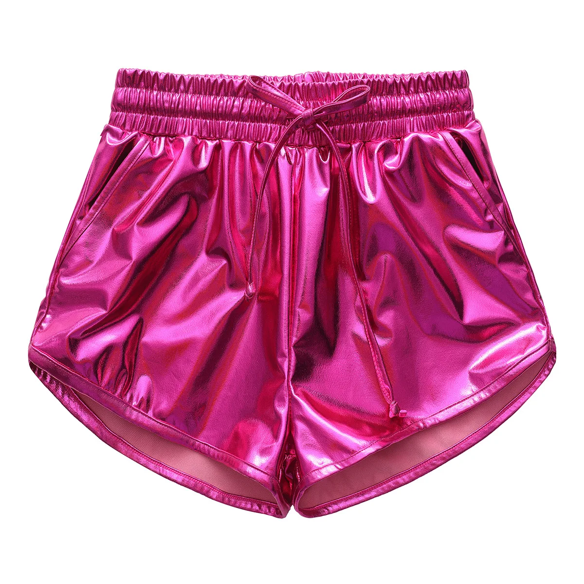 New Summer Practice Pants Men's and Women's Dance Leather  Three-point Pants Boxer Pants Modern Dance Shorts