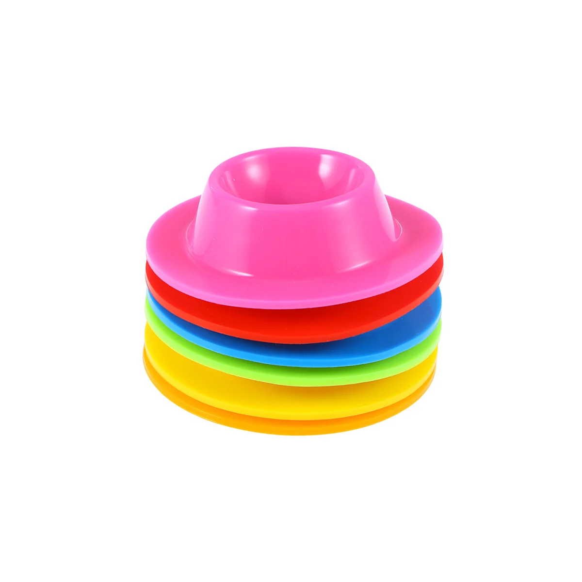 Egg Cups Food Grade Silicone Dishwasher Safe Egg Stand Holder Kitchen Supplies (Red/Pink/Orange/Yellow/Blue/Green)