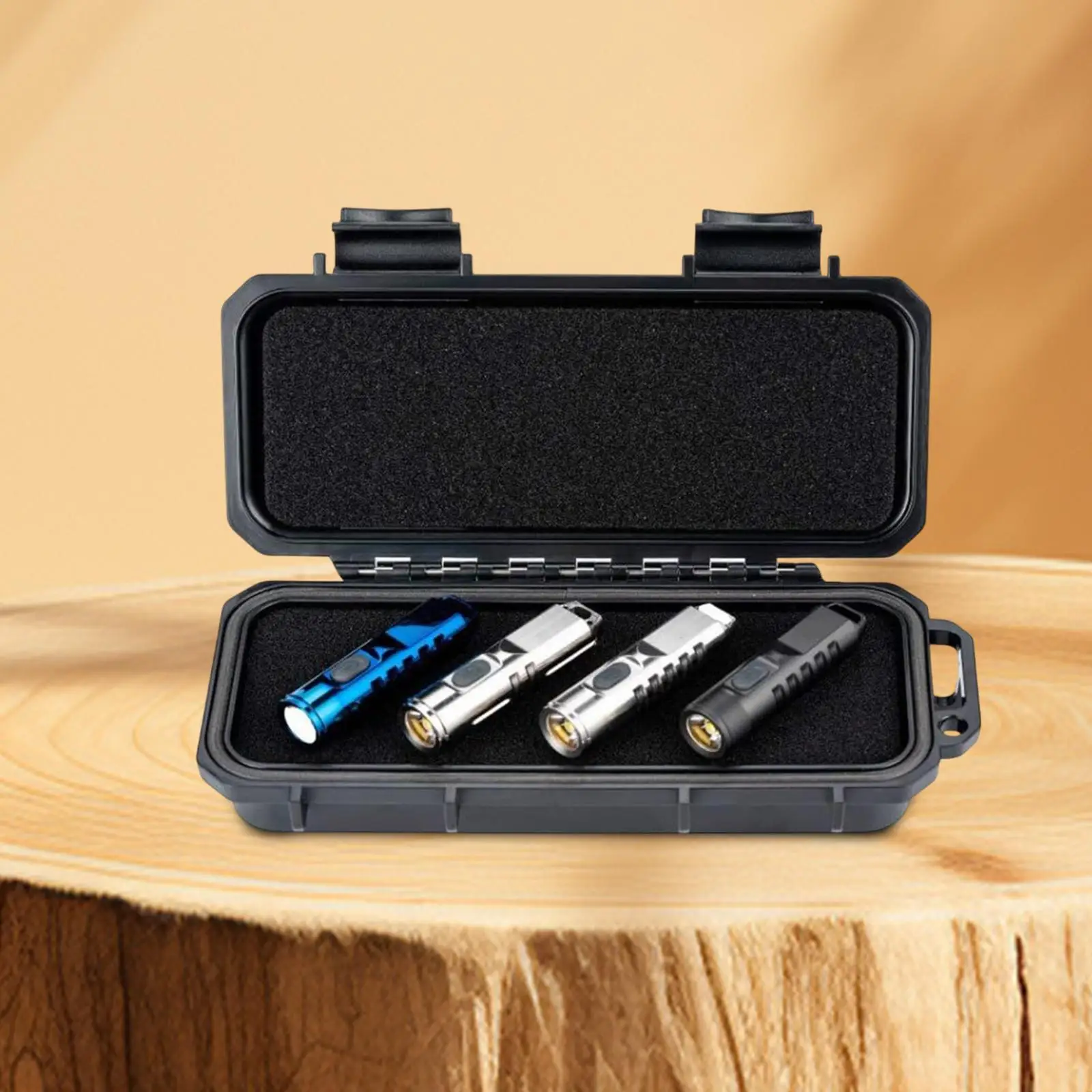 

Tool Organizer, Protection Hard Case, Shockproof Small Pressure Resistant Empty Box Storage Box Sealed Container for Camping,