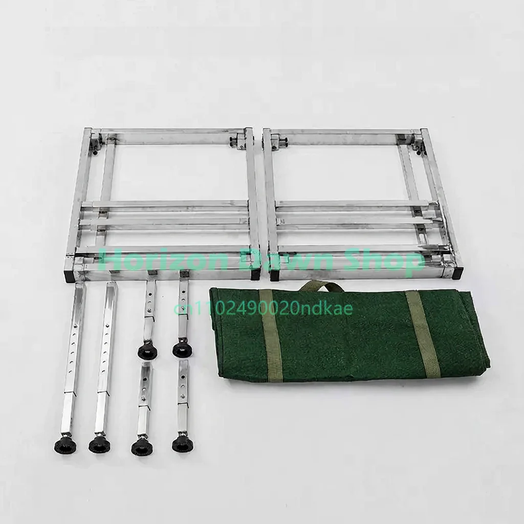 Car telescopic multi-functional pull-out bed Outdoor camping bed Folding self-driving bed car modification
