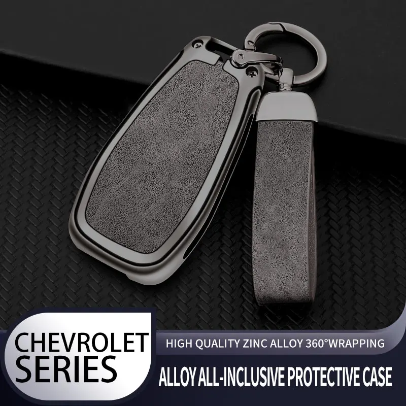 

Leather Car Remote Smart Remote Key Case Cover Shell For Chevrolet Cruze Monza Trax Malibu XL Cavalier Sail 3 Auto Accessories