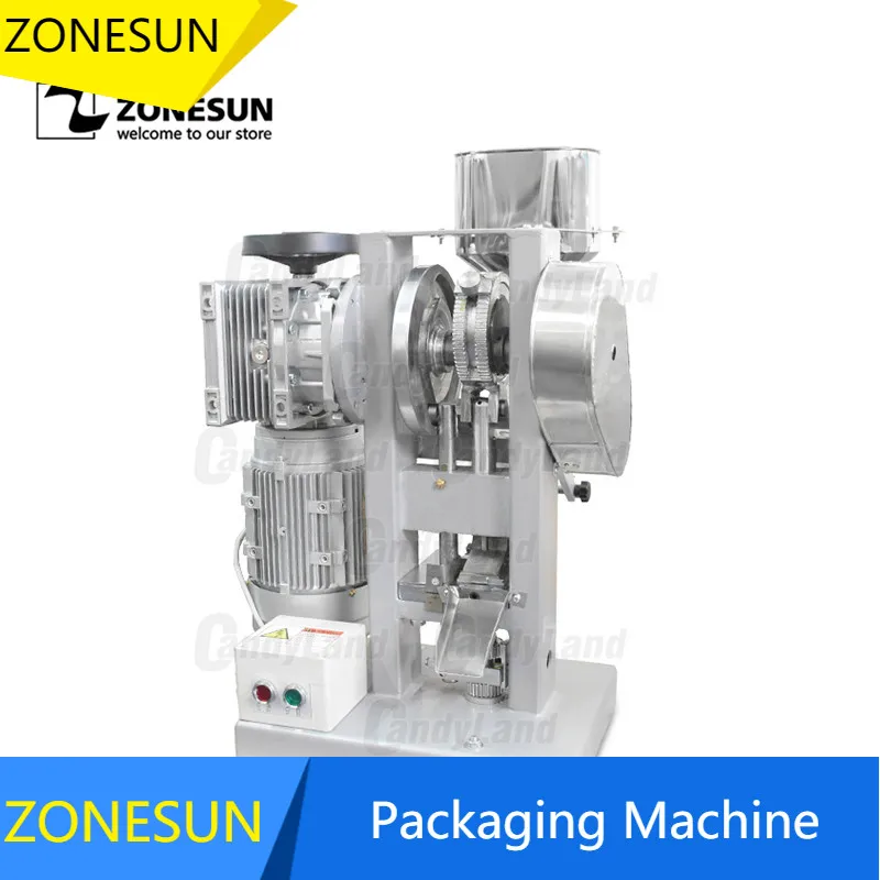 

Zonusun DP60A Electric Single Punching Machine Milk Sugar Candy Pressing For Vitamins Calcium Tablets Maker Machine