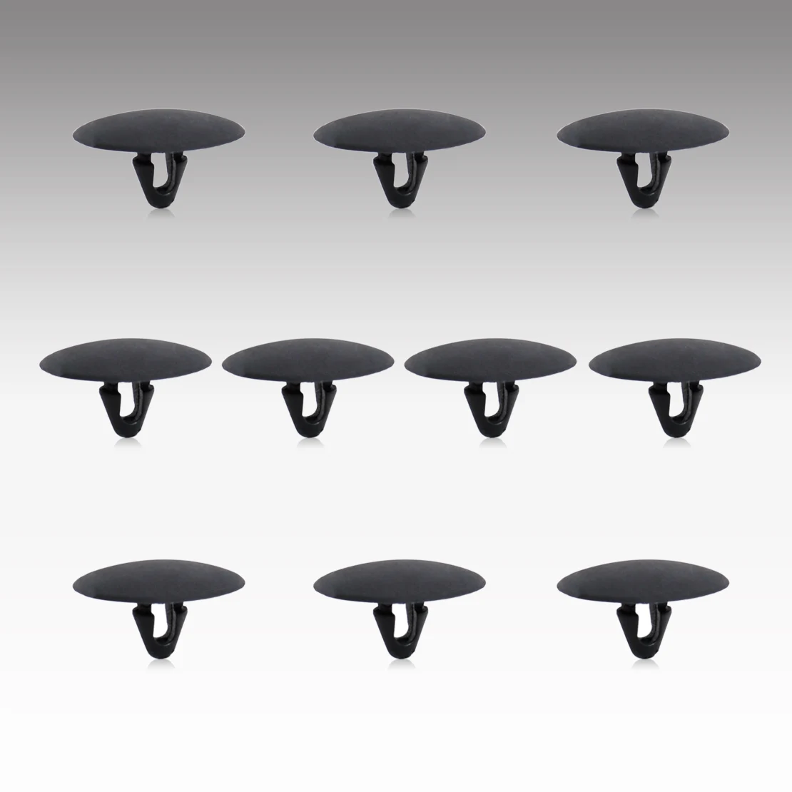 CITALL 10Pcs Black Hood Insulation Nylon Clip Retainer Fastener 90467-08124 For Toyota Supra Highlander Celica Matrix for Lexus