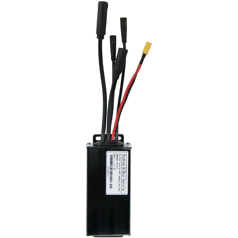 

Reliable Brushless Ebike Motor Controller 24V 36V 48V 26A 9FET Sine Wave Trimode Supporting 500W 750W Power Systems