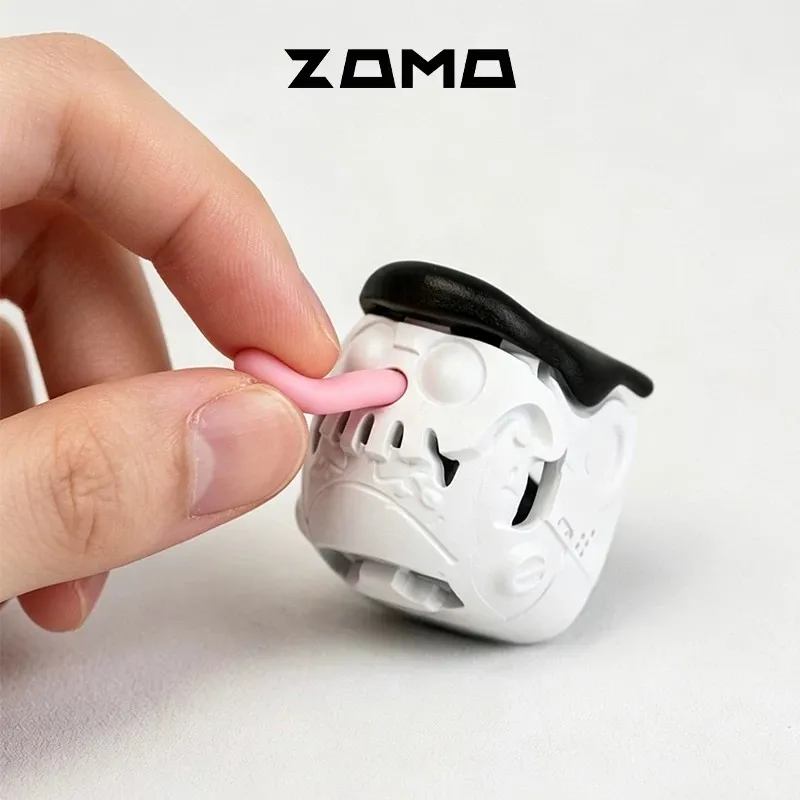ZOMO for Pinocchio Metal Artisan Keycap,OEM Profile CNC Machined,Squeezable Silicone Nose,Backlit ESC Keycap for MX Mechanical