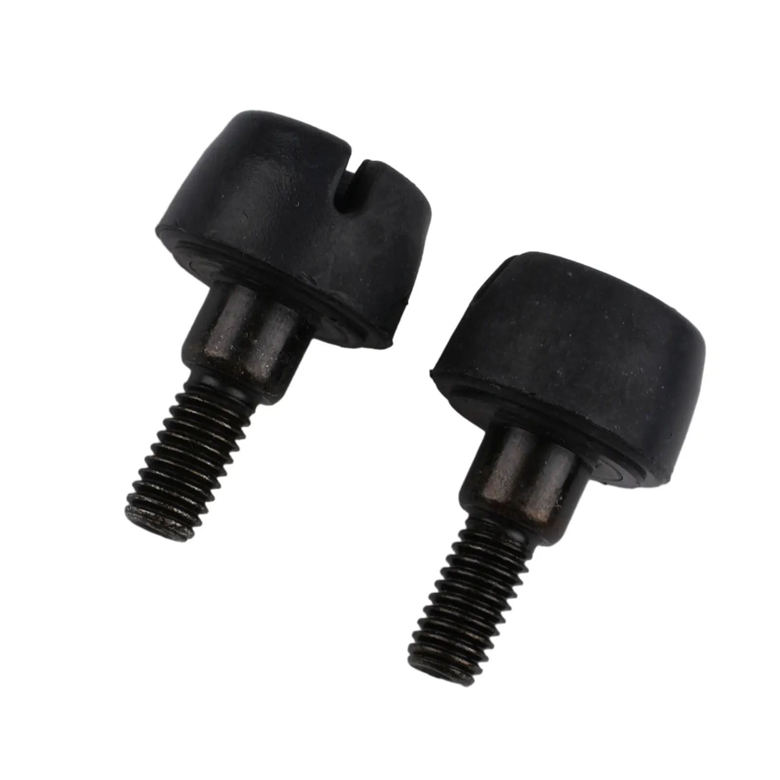 Bumper Grille Stop Screw 2pcs New Bumper Clip Stop Screw BUMPER Brushed Metal Rubber Car Hood Bumper Stop Screw