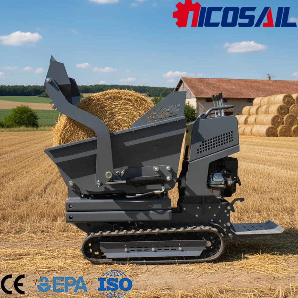 Mini 500kg Dump Truck Custom Euro 5 CE Certified Compact Tipping Dumper for Garden, Field and Farm Work